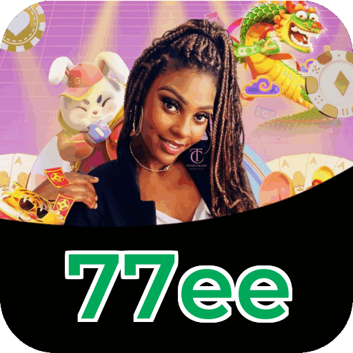 Fluxo de download do app 77ee — referência visual